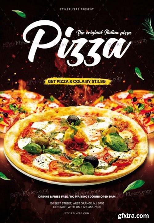 Pizza V15 2018 PSD Flyer Template