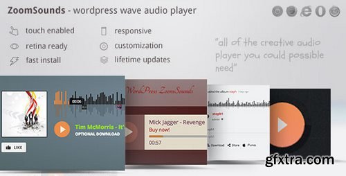 CodeCanyon - ZoomSounds v4.64 - WordPress Wave Audio Player with Playlist - 6181433