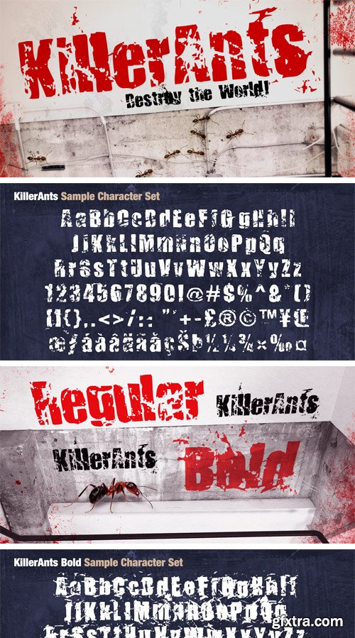 Killer Ants Font Family