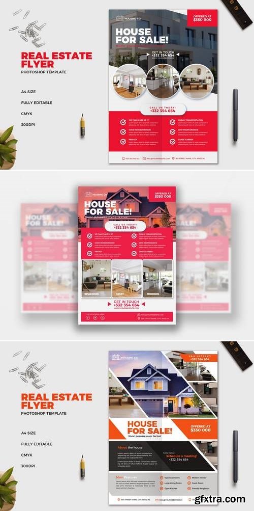 Real Estate Flyer Template Bundle