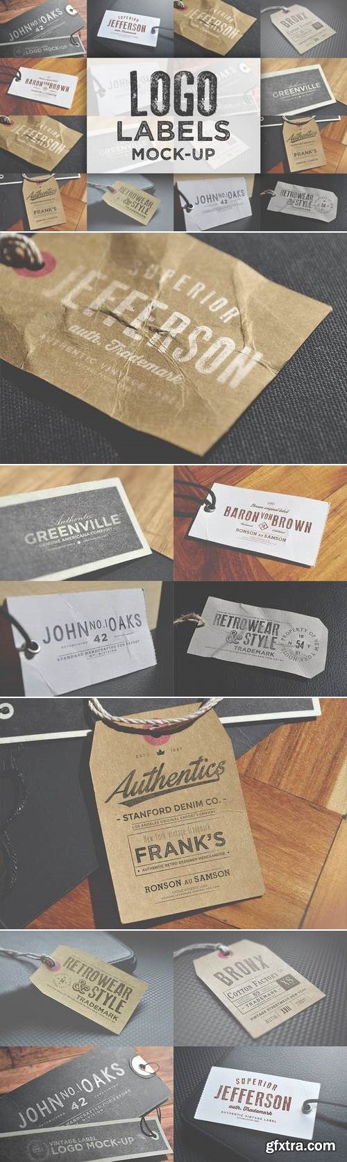 Logo Labels Mock-ups