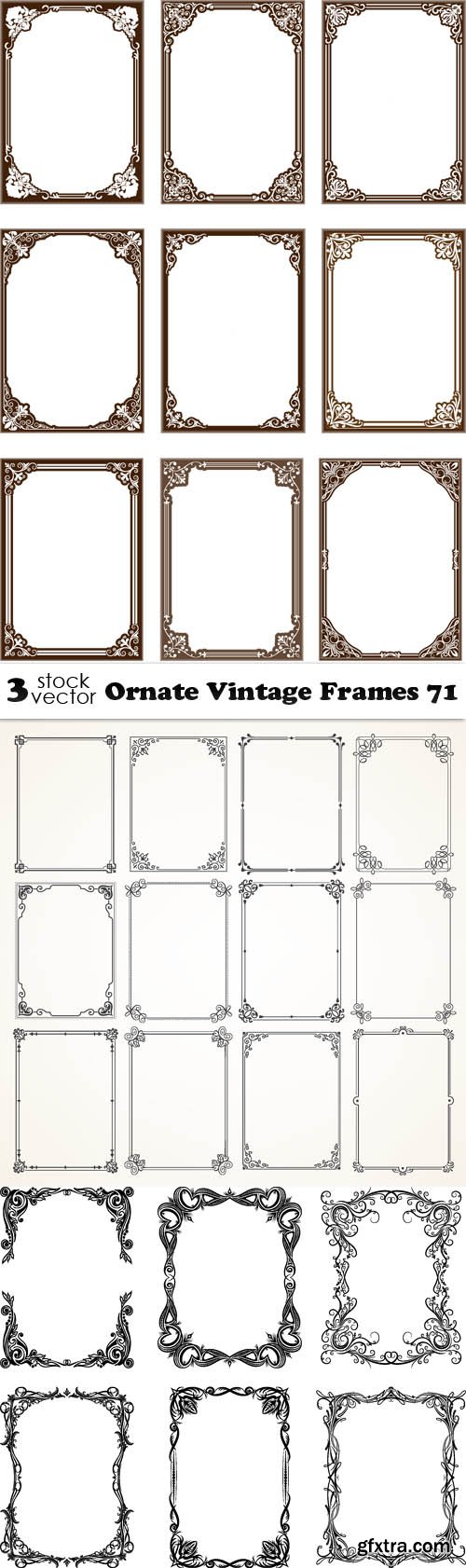 Vectors - Ornate Vintage Frames 71