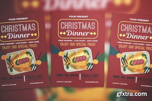 Christmas Dinner Flyer