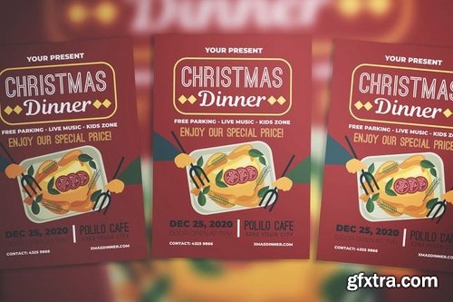 Christmas Dinner Flyer