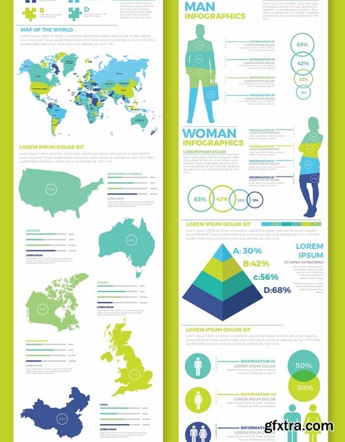 Big Set Infographics Elements Design