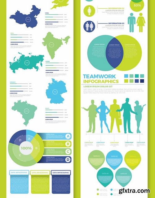 Big Set Infographics Elements Design