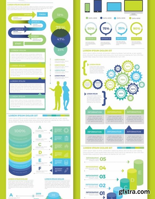 Big Set Infographics Elements Design