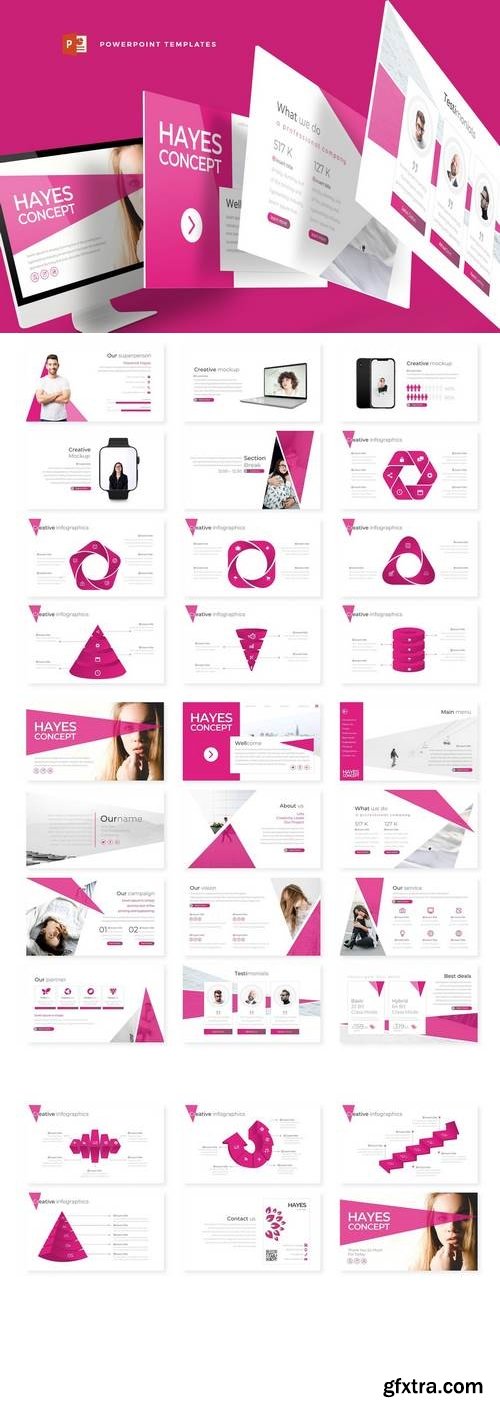 Hayes - Powerpoint, Keynote, Google Sliders Templates