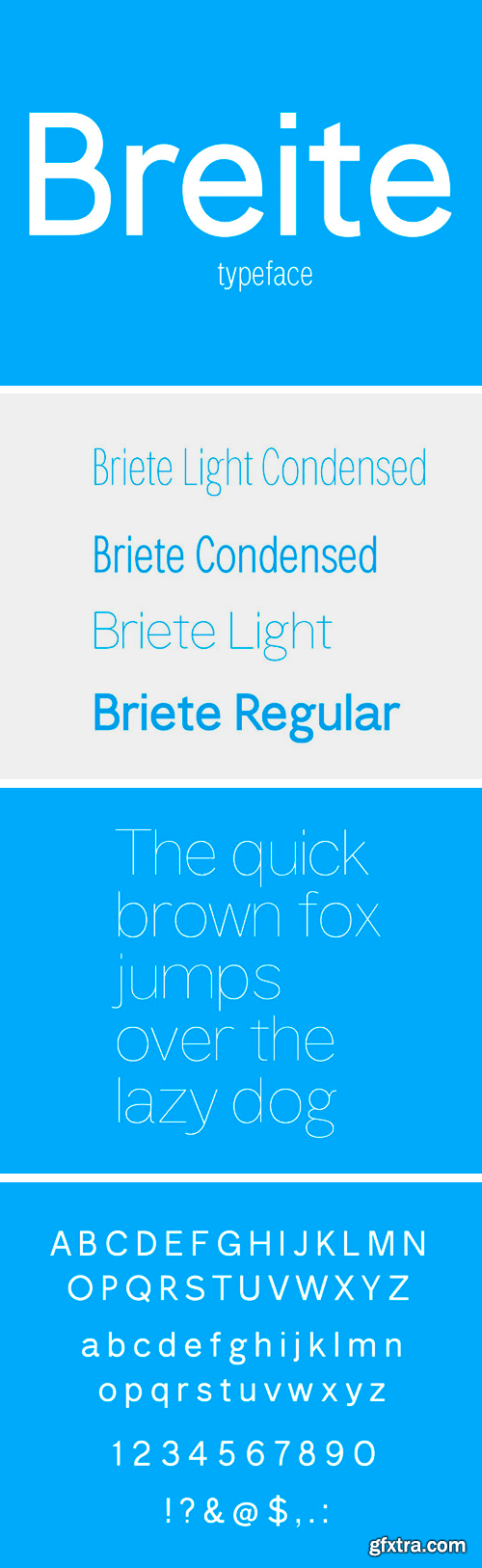 Breite Font Family