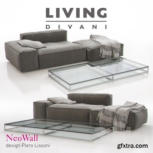 Living Divani - NeoWall Sofa Composition II