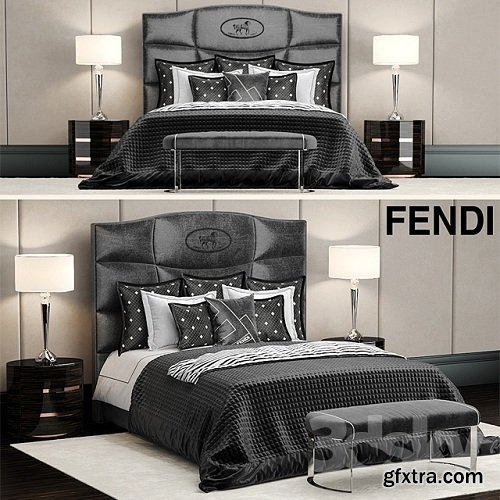 Bed Fendi George Bed