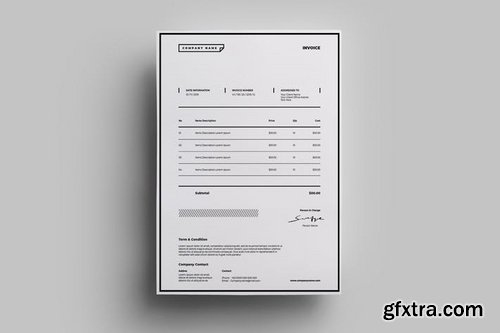 Invoice Design Templates Pack