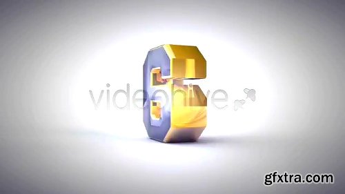 Videohive Stylish 3D Countdown 1686688