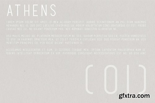 CM - Athens  A Multi-Weight Font 843938