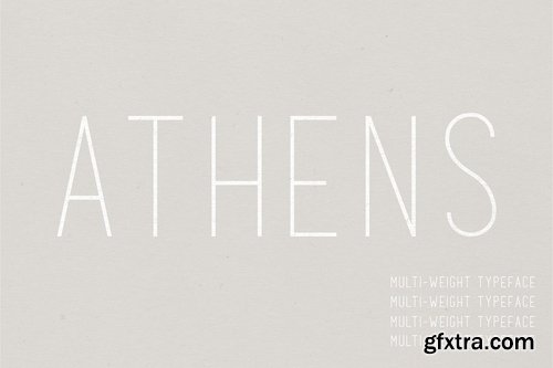 CM - Athens  A Multi-Weight Font 843938