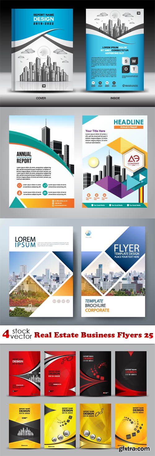 Vectors - Real Estate Business Flyers 25