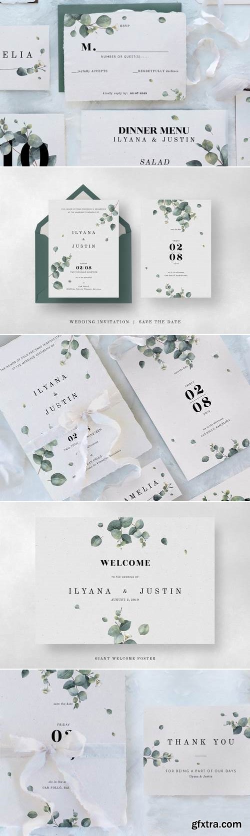 Eucalyptus Foliage Wedding Suite