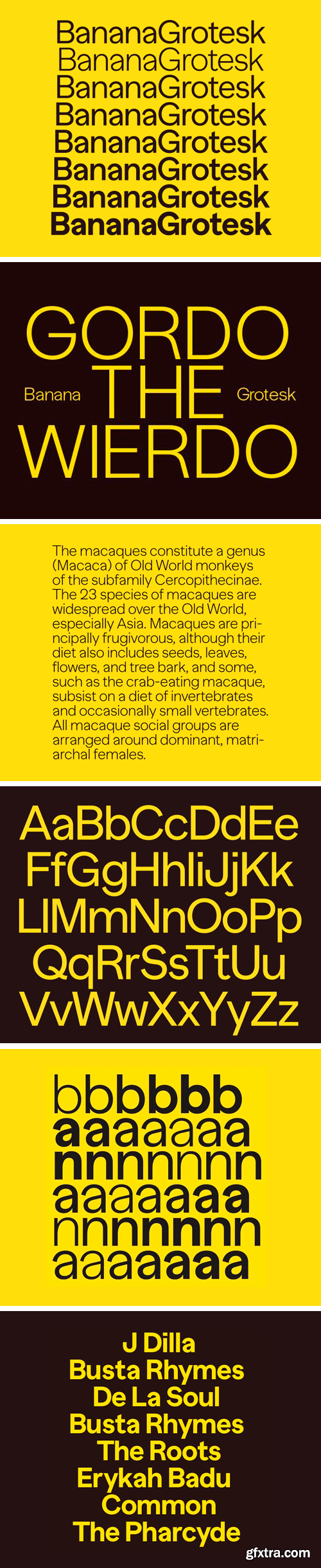 Banana Grotesk Font Family