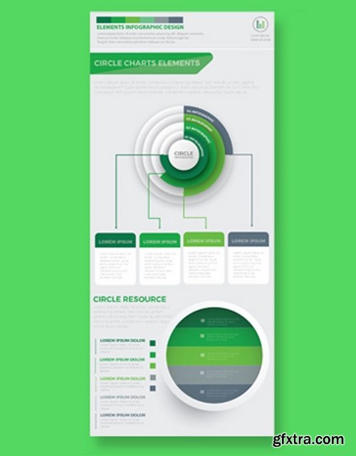 Green Pack Infographics Design