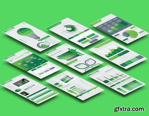 Green Pack Infographics Design