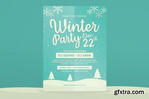 Winter Party Flyer