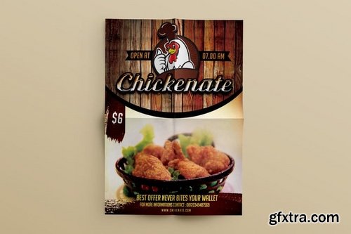 Chicken food Flyer template