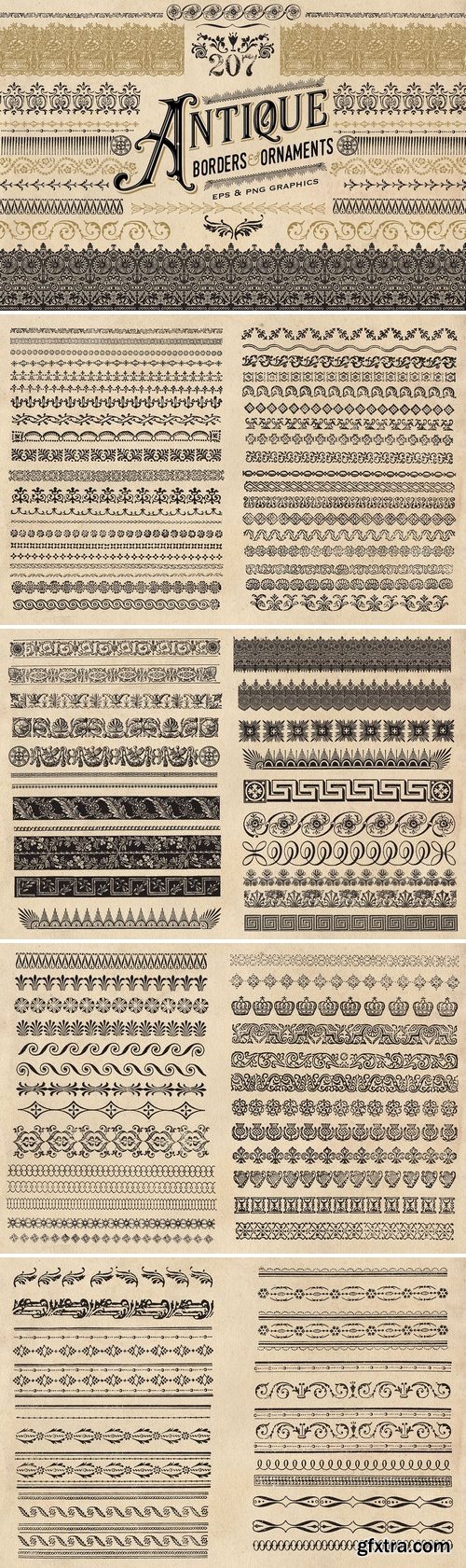 CM - Antique Borders and Ornaments 1580151