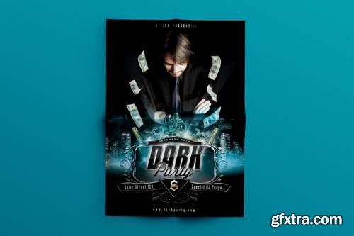 Dark Party Flyer Template