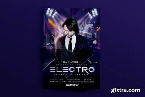 Electro Dupstep Flyer party