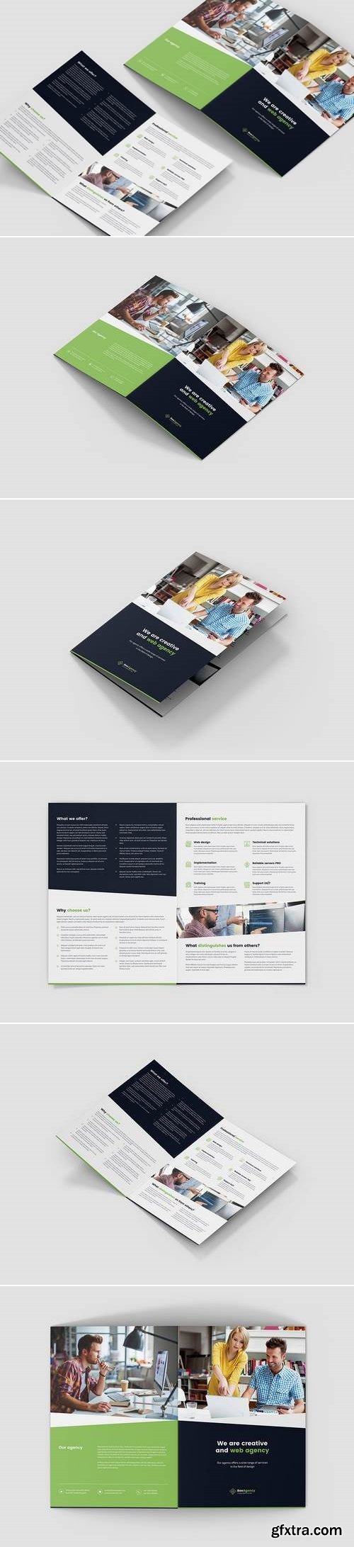 Brochure – Web Agency Bi-Fold A4/US