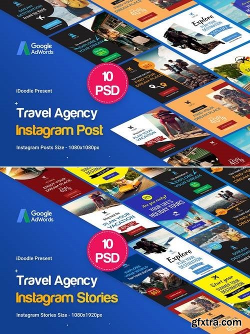 Travel Instagram Posts and Stories