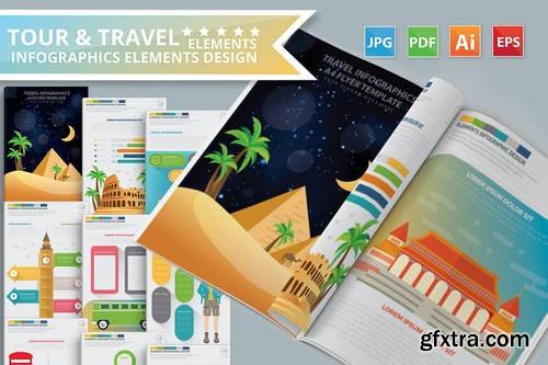 Tour & Travel Infographics Design