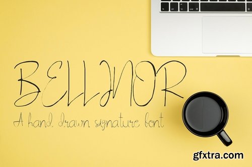 CM - Bellinor A Hand Drawn Signature Font 2262564