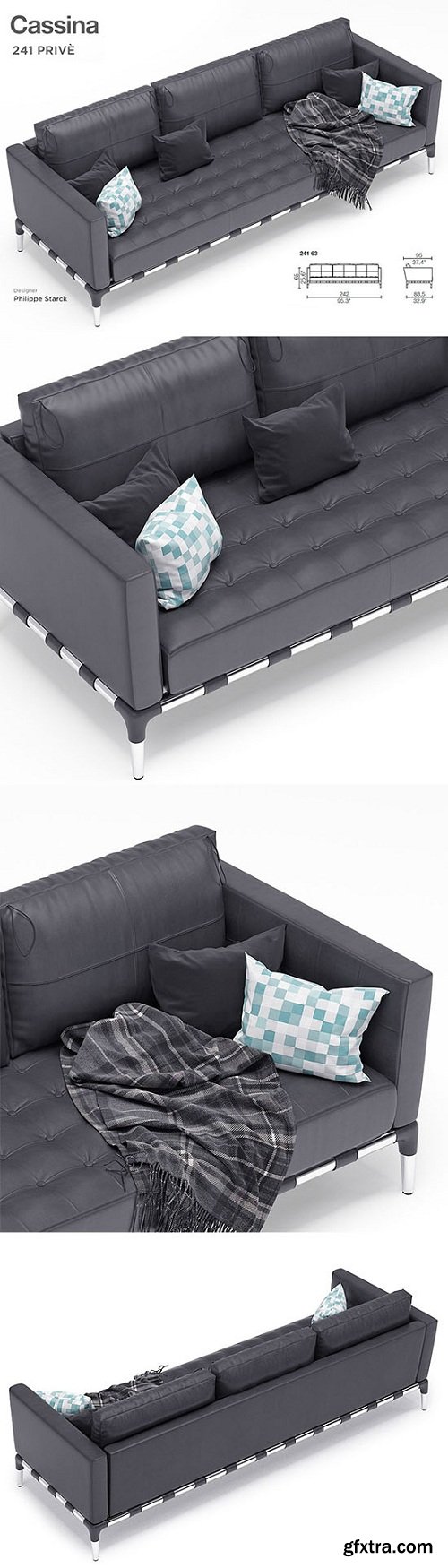 Cassina Prive Sofa