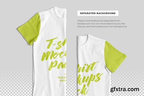 Customizable T-Shirt Mockups Pack