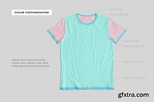 Customizable T-Shirt Mockups Pack