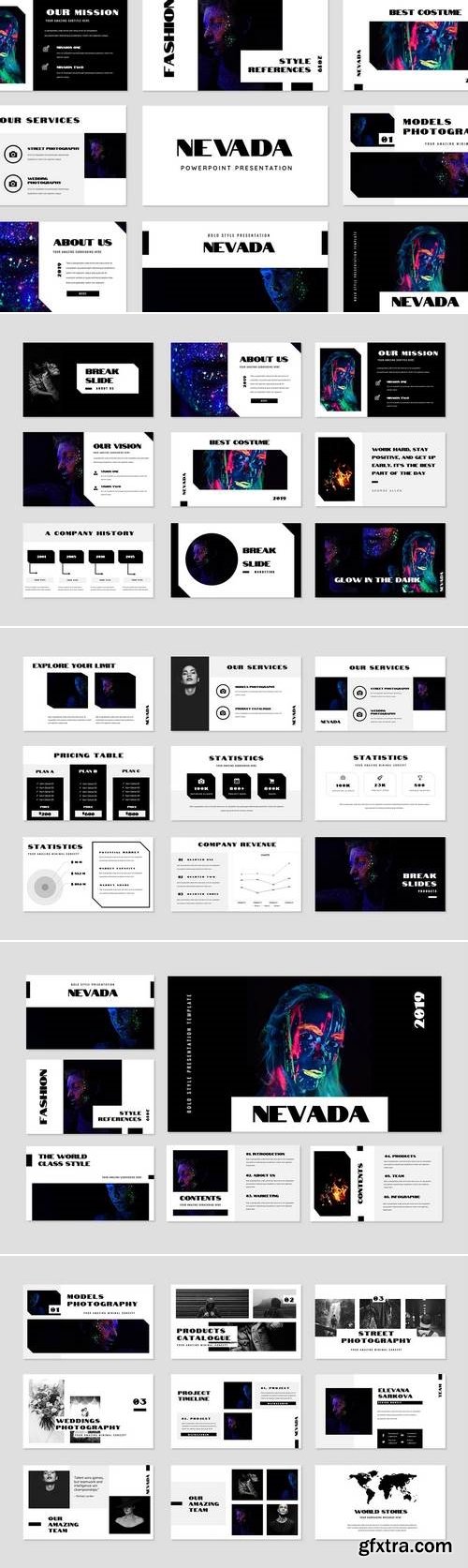 Nevada - Powerpoint, Keynote, Google Sliders Templates