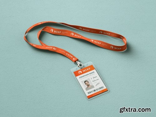 Lanyard  ID Card Holder MockUp