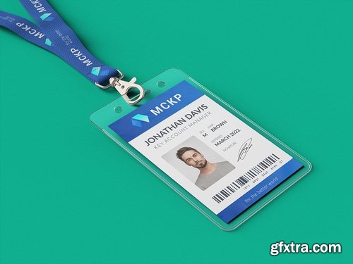 Lanyard  ID Card Holder MockUp