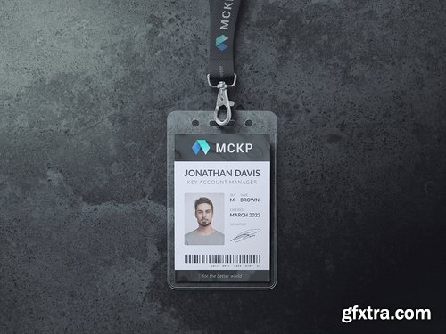 Lanyard  ID Card Holder MockUp