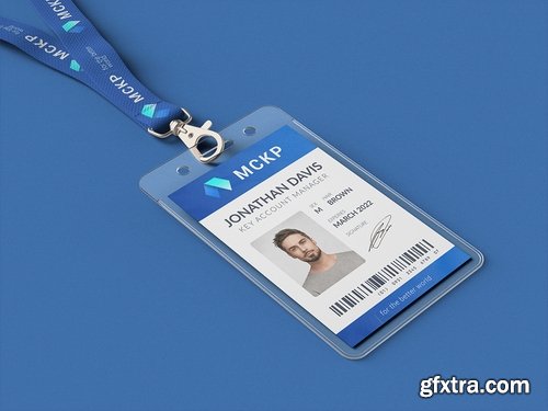 Lanyard  ID Card Holder MockUp