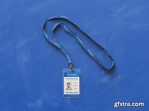 Lanyard  ID Card Holder MockUp