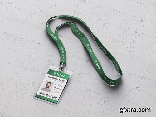 Lanyard  ID Card Holder MockUp