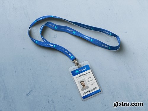 Lanyard  ID Card Holder MockUp