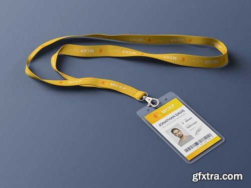 Lanyard  ID Card Holder MockUp