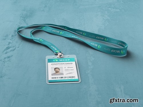 Download Lanyard Id Card Holder Mockup Gfxtra PSD Mockup Templates