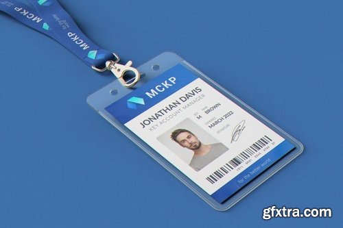 Lanyard  ID Card Holder MockUp