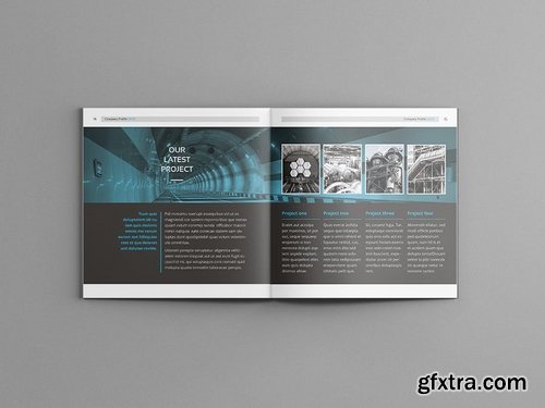 Hilih - Square Company Profile Brochure Template