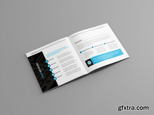 Hilih - Square Company Profile Brochure Template