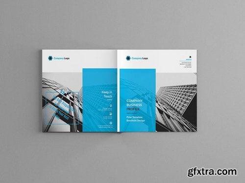 Hilih - Square Company Profile Brochure Template